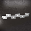 Applique-Moderna-Eccentric-Metallo-Foglia-Argento-6-Luci-Gx53