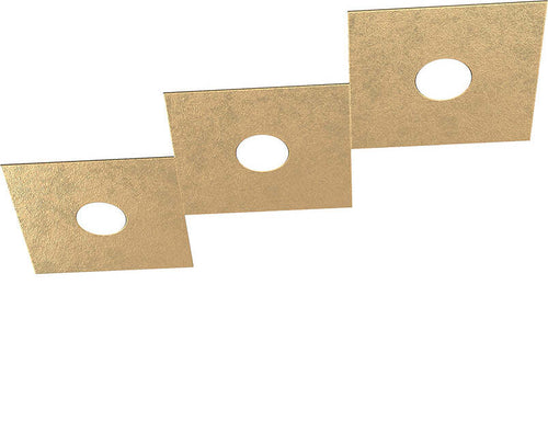 Applique-Moderna-Eccentric-Metallo-Foglia-Oro-3-Luci-Gx53