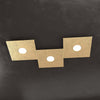 Applique-Moderna-Eccentric-Metallo-Foglia-Oro-3-Luci-Gx53