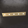 Applique-Moderna-Eccentric-Metallo-Foglia-Oro-5-Luci-Gx53