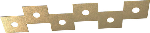 Applique-Moderna-Eccentric-Metallo-Foglia-Oro-6-Luci-Gx53