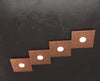 Applique-Moderna-Eccentric-Metallo-Foglia-Rame-4-Luci-Gx53