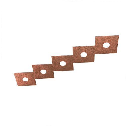 Applique-Moderna-Eccentric-Metallo-Foglia-Rame-5-Luci-Gx53