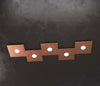 Applique-Moderna-Eccentric-Metallo-Foglia-Rame-5-Luci-Gx53