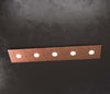 Applique-Moderna-Eccentric-Metallo-Foglia-Rame-5-Luci-Gx53