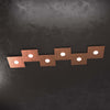 Applique-Moderna-Eccentric-Metallo-Foglia-Rame-6-Luci-Gx53