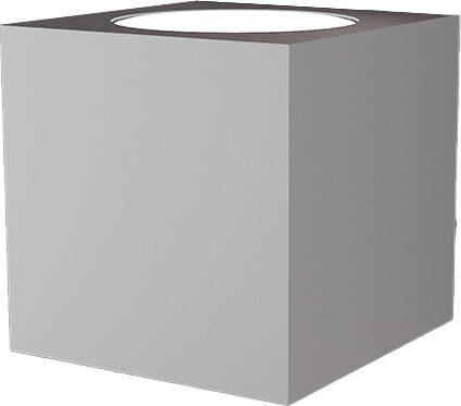 Applique-Moderna-Eccentric-Metallo-Grigio-2-Luci-Gx53-Biemissione