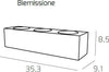 Applique-Moderna-Eccentric-Metallo-Grigio-6-Luci-Gx53-Biemissione