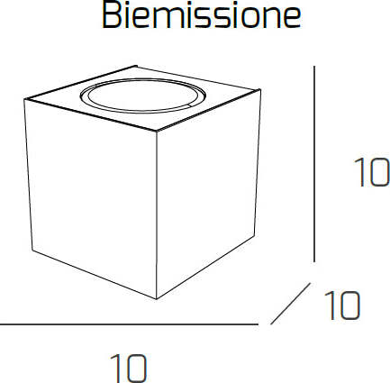 Applique-Moderna-Eccentric-Metallo-Grigio-Antracite-2-Luci-Gx53-Biemissione