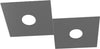 Applique-Moderna-Eccentric-Metallo-Grigio-Antracite-2-Luci-Gx53