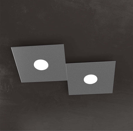 Applique-Moderna-Eccentric-Metallo-Grigio-Antracite-2-Luci-Gx53