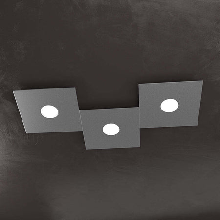 Applique-Moderna-Eccentric-Metallo-Grigio-Antracite-3-Luci-Gx53