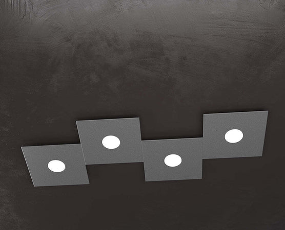 Applique-Moderna-Eccentric-Metallo-Grigio-Antracite-4-Luci-Gx53