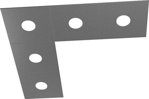 Applique-Moderna-Eccentric-Metallo-Grigio-Antracite-5-Luci-Gx53
