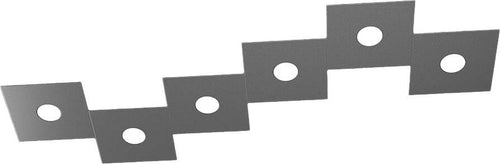 Applique-Moderna-Eccentric-Metallo-Grigio-Antracite-6-Luci-Gx53