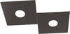 Applique-Moderna-Eccentric-Metallo-Marrone-2-Luci-Gx53