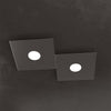 Applique-Moderna-Eccentric-Metallo-Marrone-2-Luci-Gx53