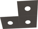 Applique-Moderna-Eccentric-Metallo-Marrone-3-Luci-Gx53