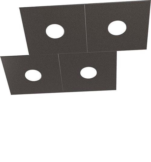 Applique-Moderna-Eccentric-Metallo-Marrone-4-Luci-Gx53