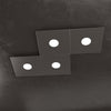Applique-Moderna-Eccentric-Metallo-Marrone-4-Luci-Gx53