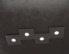 Applique-Moderna-Eccentric-Metallo-Marrone-4-Luci-Gx53