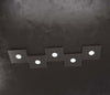Applique-Moderna-Eccentric-Metallo-Marrone-5-Luci-Gx53