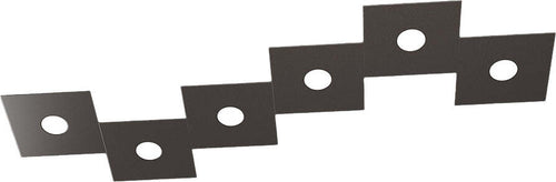 Applique-Moderna-Eccentric-Metallo-Marrone-6-Luci-Gx53