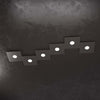 Applique-Moderna-Eccentric-Metallo-Marrone-6-Luci-Gx53