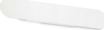Applique-Moderna-Echo-Metallo-Bianco-Led-30W-3000K-Luce-Calda