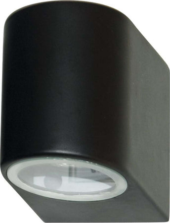 Applique-Moderna-Eiffel-Alluminio-Nero-Vetro-1-Luce-Gu10