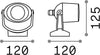 Applique-Moderna-Elio-Materie-Plastiche-Nero-1-Luce-Gu10