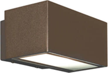 Applique-Moderna-Esterno-Bach-Alluminio-Ruggine-1-Luce-E27