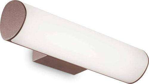 Applique-Moderna-Etere-Alluminio-Plastiche-Coffee-Led-10W-3000K-Luce-Calda