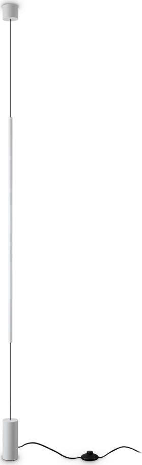 Applique-Moderna-Filo-Metallo-Bianco-Led-15W-3000K-Luce-Calda