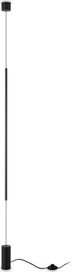 Applique-Moderna-Filo-Metallo-Nero-Led-15W-3000K-Luce-Calda