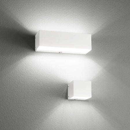 Applique-Moderna-Flash-Metallo-Bianco-2-Luci-G9-3W-3000K-Luce-Calda