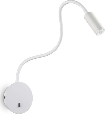 Applique-Moderna-Focus-2-Metallo-Bianco-Led-3,5W-3000K-Luce-Calda