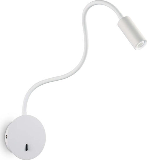 Applique-Moderna-Focus-2-Metallo-Bianco-Led-3,5W-3000K-Luce-Calda