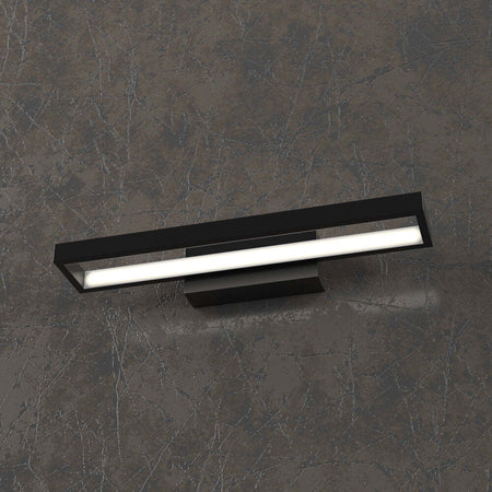 Applique-Moderna-Four-Squares-Alluminio-Nero-Led-20W