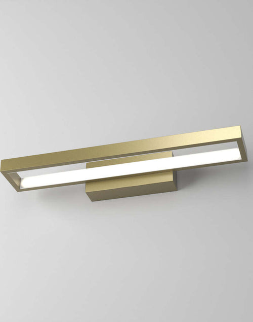Applique-Moderna-Four-Squares-Alluminio-Oro-Brunito-Led-20W