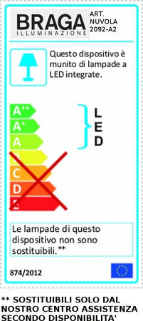 Applique-moderna-Fratelli-Braga-NUVOLA-2092-A2-LED-metacrilato-lampada-parete-orientabile