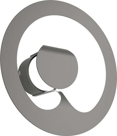 Applique-Moderna-Fuel-Metallo-Grigio-Antracite-1-Luce-Gx53