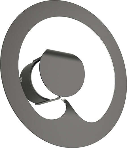 Applique-Moderna-Fuel-Metallo-Nero-1-Luce-Gx53