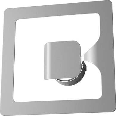 Applique-Moderna-Gasoline-Metallo-Grigio-1-Luce-Gx53