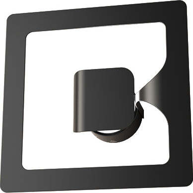Applique-Moderna-Gasoline-Metallo-Nero-1-Luce-Gx53