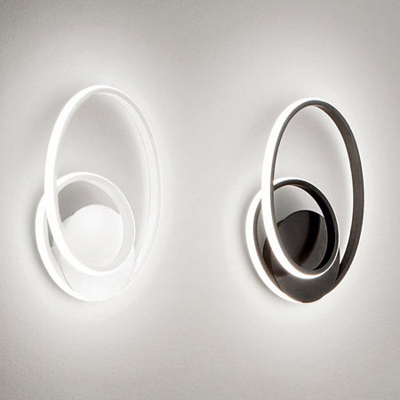 Applique-moderna-Gea-Luce-DIVA-A-LED-alluminio-silicone-lampada-parete