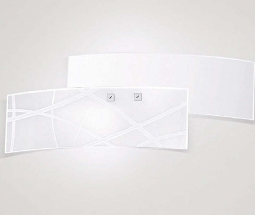 Applique-moderna-Gea-Luce-FRIDA-AP-E14-LED-vetro-lampada-parete