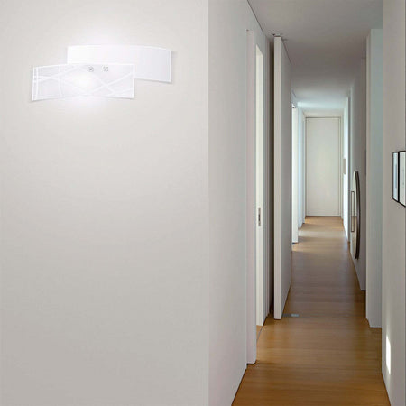 Applique-moderna-Gea-Luce-FRIDA-AP-E14-LED-vetro-lampada-parete