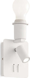 Applique-Moderna-Gea-Metallo-Bianco-2-Luci-E27