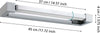 Applique-Moderna-Gemiliana-Acciaio-Cromo-Led-Integrato-8,9W